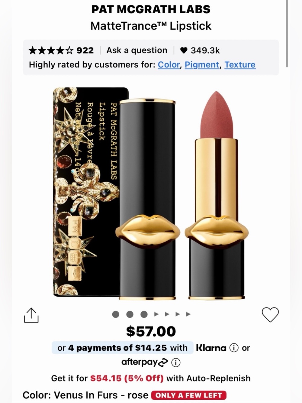 Path McGrath- Rose & Brown Rose MatteTrance Lipstick Duo-BNIB